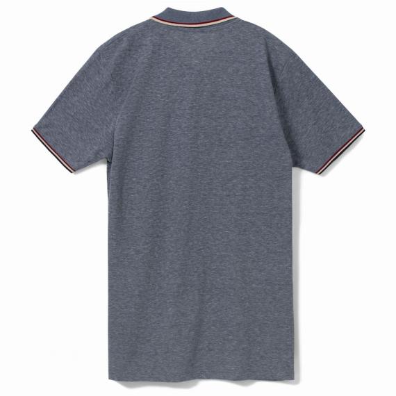 Рубашка поло мужская Paname Men голубой меланж, размер XL