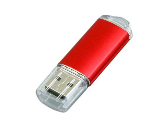 USB 2.0- флешка на 8 Гб с прозрачным колпачком