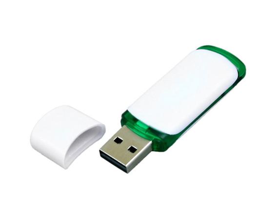 USB 2.0- флешка на 4 Гб с цветными вставками