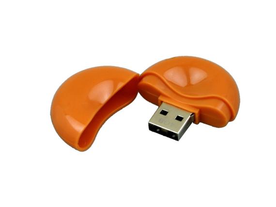 USB 2.0- флешка промо на 16 Гб круглой формы