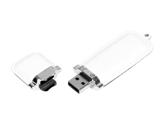 USB 2.0- флешка на 4 Гб классической прямоугольной формы