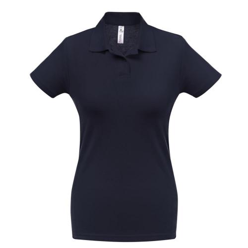 Рубашка поло женская ID.001 темно-синяя, размер XXL
