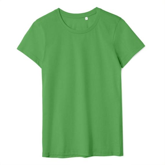 Футболка женская T-bolka Lady ярко-зеленая, размер S
