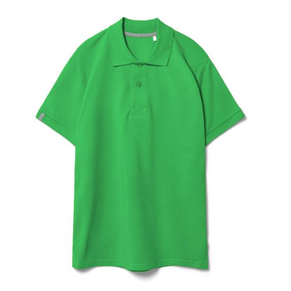 Рубашка поло мужская Virma Premium, зеленое яблоко, размер L
