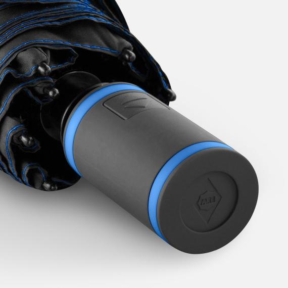 Зонт складной AOC Mini с цветными спицами, синий