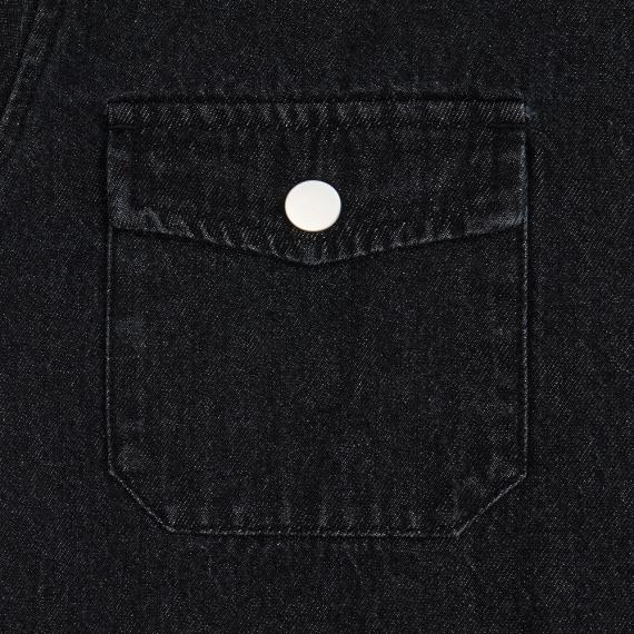 Куртка джинсовая O3, черная, размер 3XL/4XL