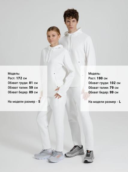 Худи унисекс Begi, молочно-белое, размер XXL