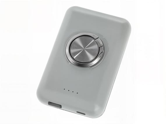 Магнитный беспроводной внешний аккумулятор с быстрой зарядкой QC/PD 20 Вт «MagnetIQ», 5000 mAh