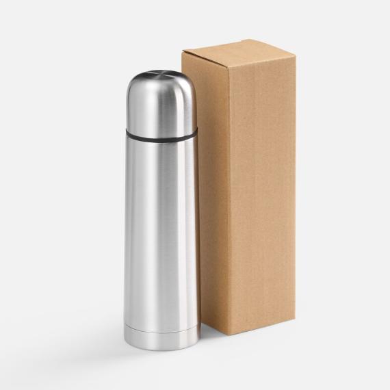 Термос Plain 500, ver.2, серебристый