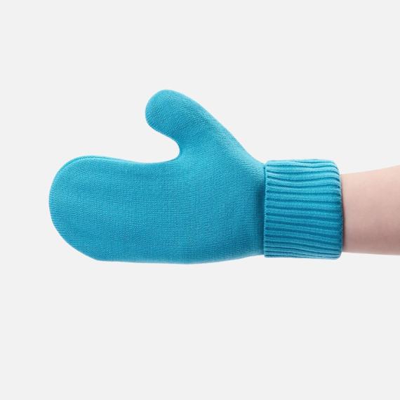 Варежки Yong, ярко-голубые, размер S/M