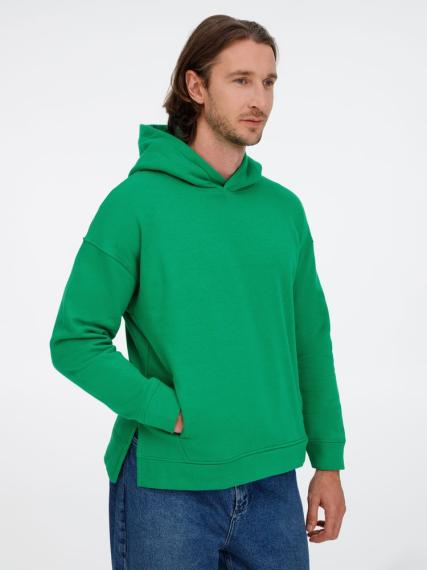 Худи оверсайз унисекс Tolla, зеленое, размер XL/2XL