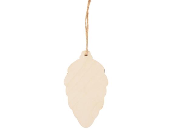 Деревянная подвеска на елку «Cedar»