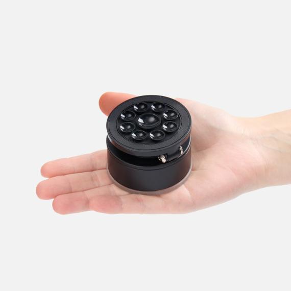 Вакуумная магнитная подставка airFix, черная с серым