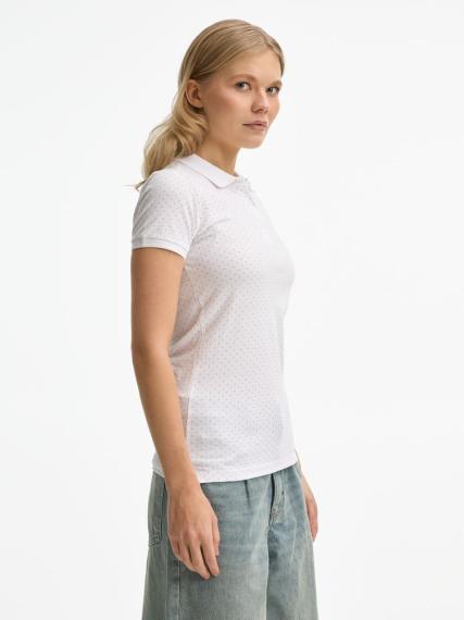 Рубашка поло женская Brandy Women белый/темно-синий, размер XXL