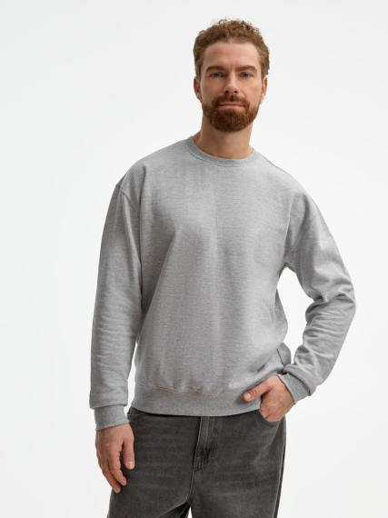 Свитшот унисекс Columbia, серый меланж, размер XS