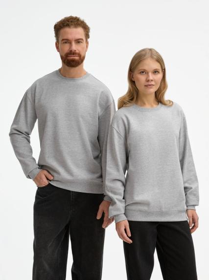 Свитшот унисекс Columbia, серый меланж, размер XS