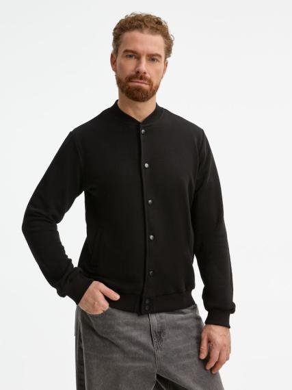 Бомбер унисекс Nuppu, черный, размер S