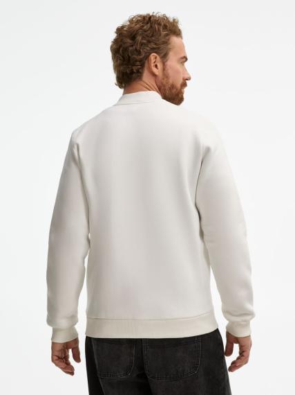 Бомбер унисекс Estado, молочно-белый, размер L