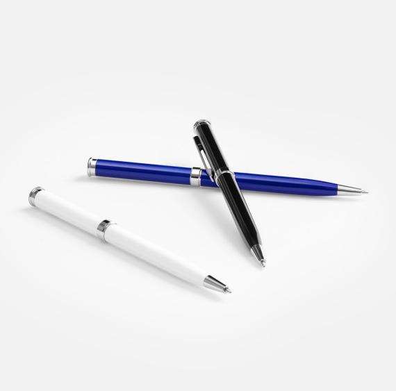 Ручка шариковая Finn Chrome, синяя