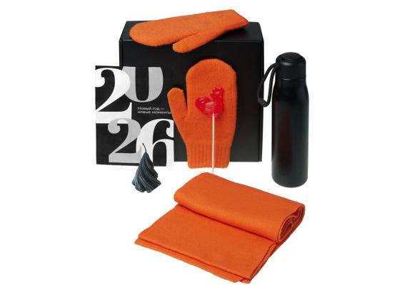 Подарочный набор «Re:Air» с варежками, шарфом и термосом