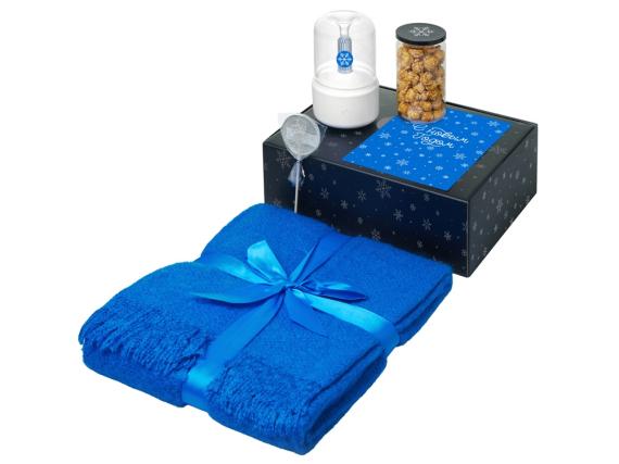 Подарочный набор «Re:Snug» с пледом, увлажнителем и попкорном