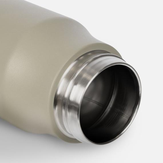 Термобутылка Tateyama, серо-бежевая