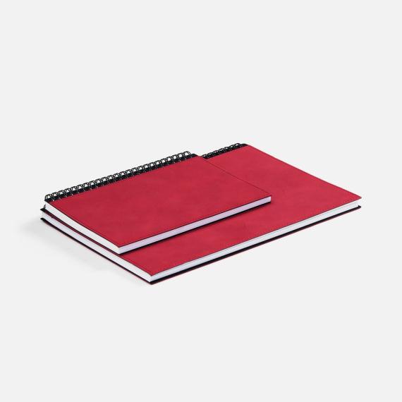 Ежедневник Notera Maxi, недатированный, красный