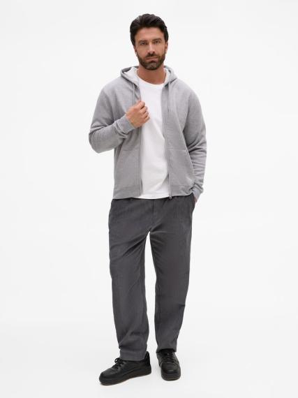 Толстовка унисекс Stone серый меланж, размер XXL
