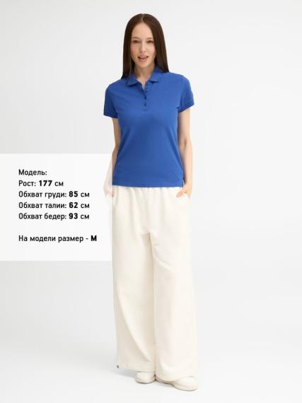 Рубашка поло женская People 210 ярко-синяя (royal), размер S