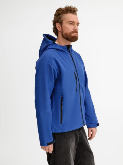 Куртка мужская с капюшоном Replay Men ярко-синяя, размер L