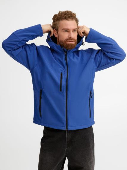Куртка мужская с капюшоном Replay Men ярко-синяя, размер L
