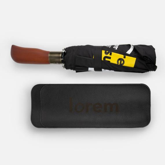 Зонт складной Cloudburst, черный