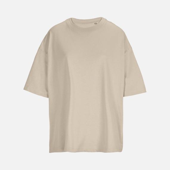 Футболка оверсайз женская Boxy Women, бежевая (льняная), размер XS