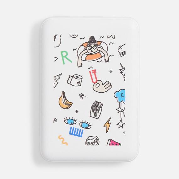 Внешний аккумулятор Uniscend Full Feel Type-C, 5000 мАч, белый