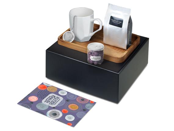 Подарочный набор «Re:y. Hearth»  с кружкой, подносом и чаем