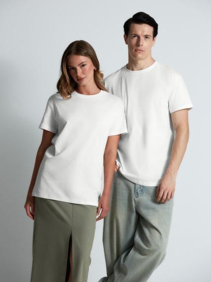 Футболка унисекс T-Bolka 160, белая (белоснежная), размер XXL