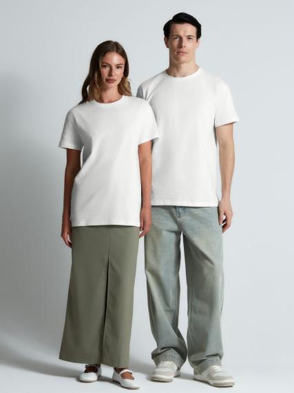 Футболка унисекс T-Bolka 160, белая (белоснежная), размер XXL