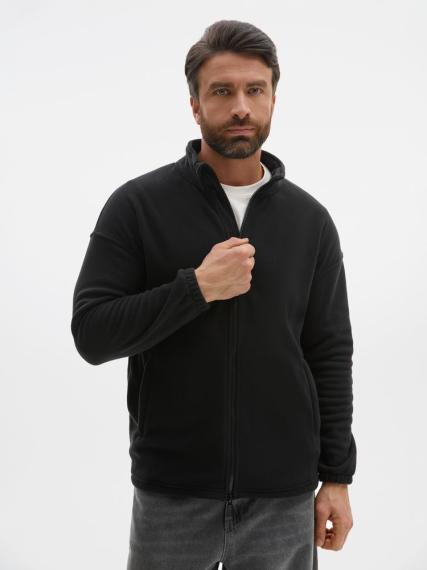 Куртка флисовая унисекс Nebo, черная, размер L