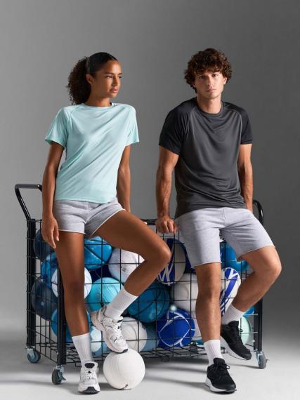 Футболка спортивная унисекс Vortex, черная, размер XS