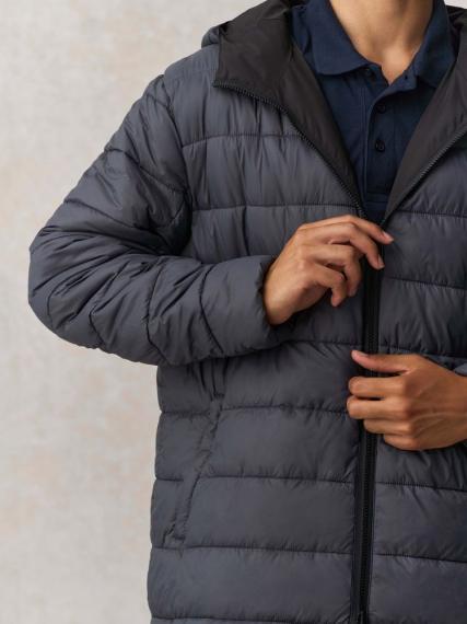 Куртка-парка унисекс Reverse, черная, размер XXL