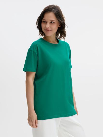 Футболка Regent 150 зеленая (изумрудная), размер XL