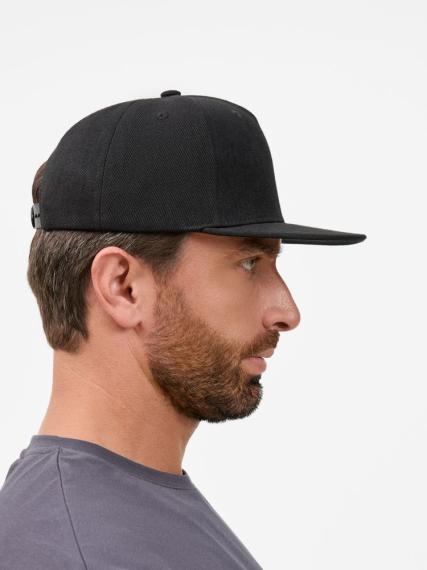 Бейсболка Epicore с прямым козырьком, черная