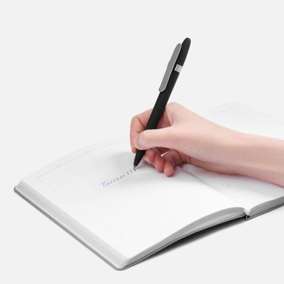 Ручка шариковая Prodir DS5 TSR Metal Clip, черная