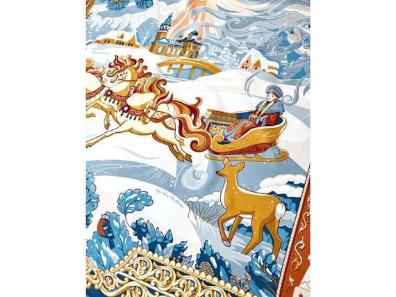 Платок «Русская зима»