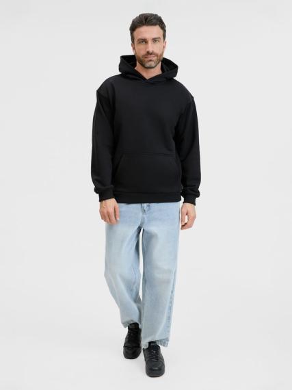 Худи унисекс оверсайз Songo, черное, размер XS/S