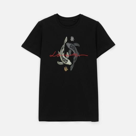 Футболка мужская T-bolka Stretch, черная, размер XXL