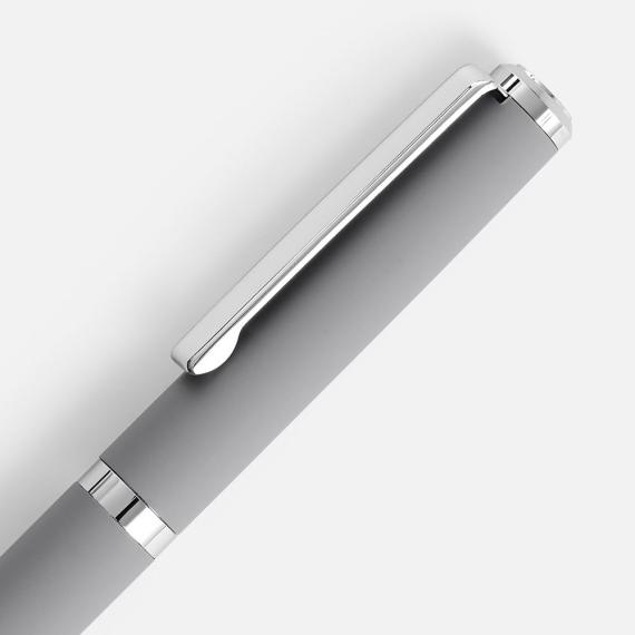 Ручка шариковая Inkish Chrome, серая